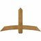 Ekena Millwork Bellingham Rough Sawn Timber Gable Bracket, Western Red Cedar, 60"W x 35"H x 6"D x 6"F, 14/12 Pitch GBW060X35X0606BEL00RWR - alternate 1